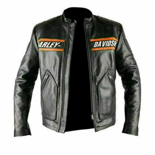 WWE Bill Goldberg Harley Davidson Vintage Motorcycle Leather Jacket 1