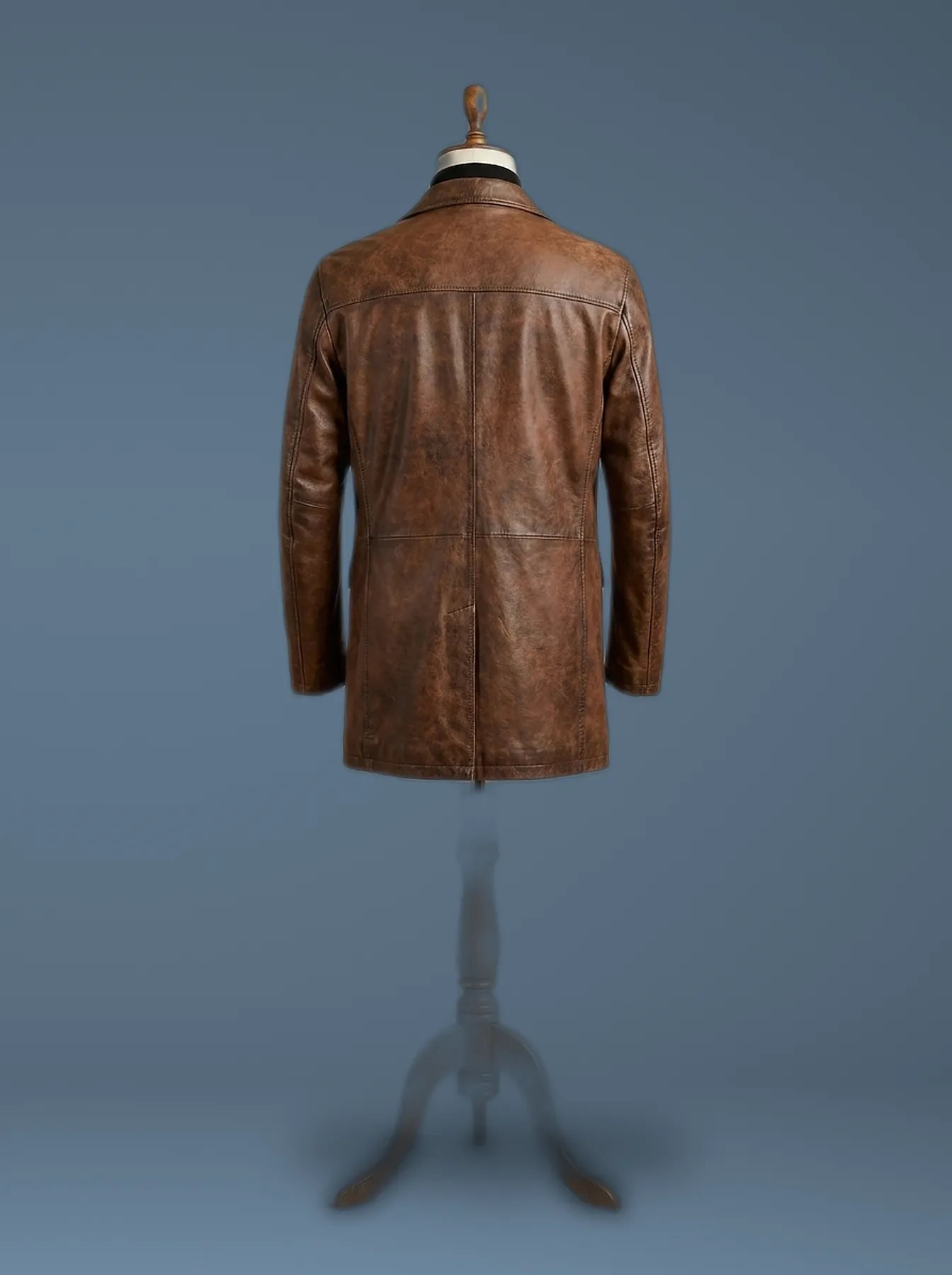 dwayne johnson red notice leather jacket back view