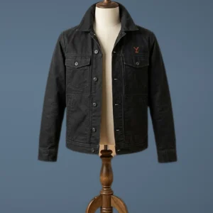 MEN COLE HAUSER YELLOWSTONE JACKET RIP WHEELER KEVIN COSTNER COWBOY COTTON JACKET, front view