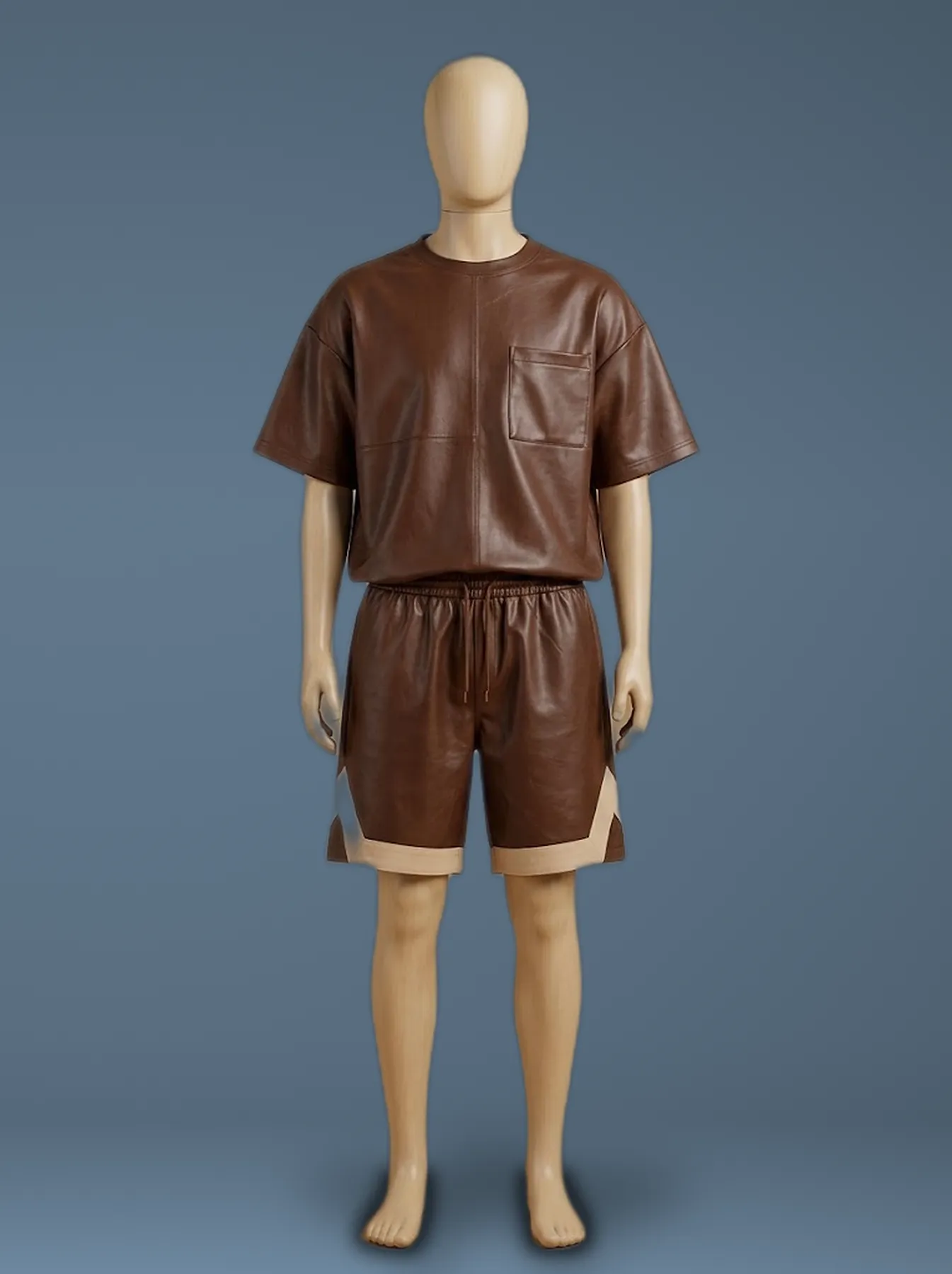 t shirt and shorts set front view